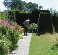 Christopher Lloyd im Garten Gread Dixter Foto Brandt