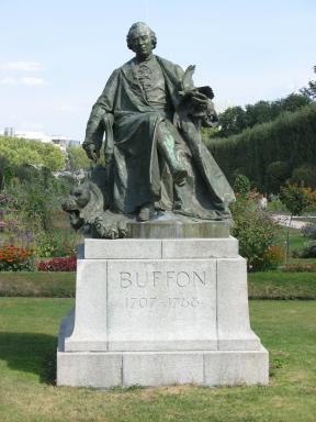 Denkmal Buffon im Jardin des Plantes Paris Foto Brandt