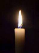 Kerze zum Luciatag