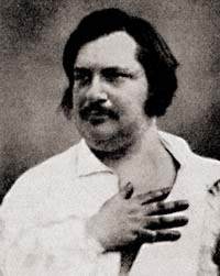 Honore de Balzac; Foto von Nadar