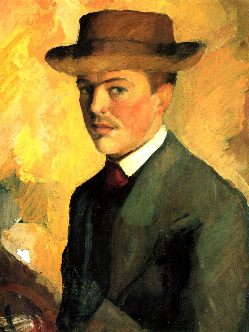 August macke Selbstbildnis 1909 Wikipedia