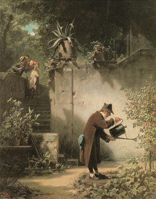 Spitzweg, Blumenfreund Foto Wikipedia