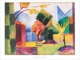 Gemälde Macke Garten am Thuner See